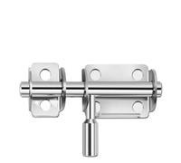 Chiusura Compatibile Con Le Parti Della Toilette Del Capannone | Chiusura Con Bullone Scorrevole Solido In Acciaio Inossidabile. Adatto A Cancelli/capannoni/servizi Igienici.(A,5pcs)