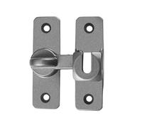Chiusura Compatibile Con Le Parti Hardware Della Porta Della Stalla | Chiusura Di Sicurezza Senza Perforazione. Adatto For Porte Scorrevoli/fienile. Installazione Semplice.(GRAY)