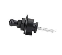 Chiusura con cinturino, chiusura con cinturino per chitarra nera, struttura in metallo pratica per chitarre elettriche Usa il maestro di riparazione per gli amanti degli strumenti(Nero)