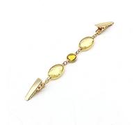 Chiusura con Colletto a Scialle Clip for sciarpa di seta Chiusura for attacco al colletto con chiusura a clip for prevenire la nudità per Le Donne(Jaune)