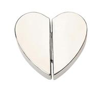 Chiusura dei magneti per drappeggio, snap magnetico - RITORNI MAGNETICI a forma di cuore | Le clip decorative rimovibili a rimovibile impediscono la chiusura magnetica a doppia faccia che perde per la