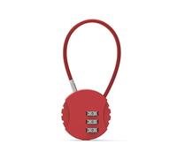 Chiusura del codice, Cilindri di blocco con password in filo metallico, rotondi, con codice a 3 cifre, in lega di zinco multicolore, 9,3x3,8 cm(8)