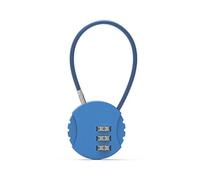 Chiusura del codice, Cilindri di blocco con password in filo metallico, rotondi, con codice a 3 cifre, in lega di zinco multicolore, 9,3x3,8 cm(6)