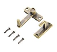 Chiusura della porta 1 Set Bronze Sliding Window Door Lock Handle With Screws Metal Latch Guard Bolt
