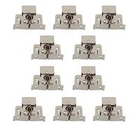 Chiusura della porta, a scatto for, chiusura for armadio, 10 set a doppio rullo for dell'armadio Elementi di fissaggio for for Fermaporta for mobili a for Doppia a (Colore : E)(D)