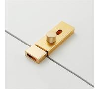 Chiusura della porta Creative Door Lock Guard Latch Bolt Anti Theft Buckle Hasp Sliding Barn(Gold,4inch)