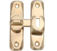 Chiusura della porta Degree Barn Door Lock Flip Gate Sliding Latch Portable Security(Color21)