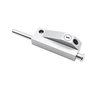 Chiusura della porta Framed Spring Revolving Door Latch Lock Open Mounted Stainless(Silver B)