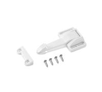 Chiusura di sicurezza interna per armadi e cassetti, colore bianco, ideale per proteggere oggetti e garantire la sicurezza domestica.