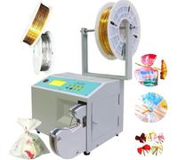 Chiusura elettrica semi-manuale for sacchetti | Macchina for legare alimenti con diametro di 0,12-1,26 pollici | Con filo metallico da 3280 piedi/1000 m