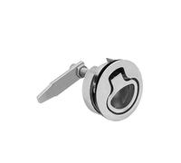Chiusura for portello con fibbia da pavimento in acciaio inossidabile 316 da 2" for barca, maniglia di sollevamento girevole a filo, anello incassato, chiusura non bloccabile