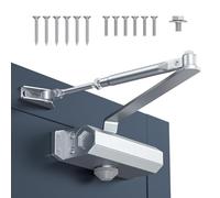 Chiusura idraulica della porta Funzione di chiusura automatica Adattatore regolabile Resistente alla ruggine per edifici scolastici domestici Ammortizzatori di chiusura della porta