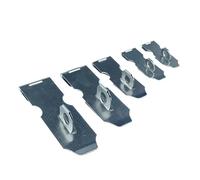 Chiusura in acciaio inossidabile Lucchetto for porta, finestra, capannone, gancio e graffetta con chiavi, acciaio inossidabile 304, diverse misure(4 inch)