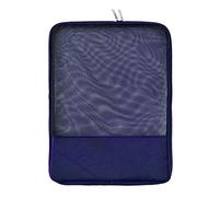 Chiusura lampo portatile di grande capacità della borsa cosmetica di viaggio di grande capacità del documento multiuso, Blu