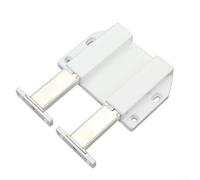 Chiusura magnetica a chiusura automatica con viti, adatta per armadio e doppia porta per armadi (bianco:)