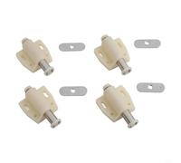 Chiusura magnetica a pressione per ante e cassetti di armadietti, chiusura a scatto per mobili senza maniglie nell'armadio della cucina e del bagno (bianco)