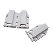 Chiusura magnetica a pressione per porta dell'armadio, adatta per mobili moderni senza maniglie, realizzata in ABS per una chiusura affidabile e una lunga durata (doppio)