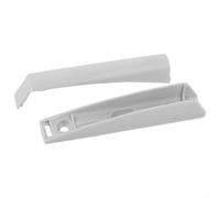 Chiusura magnetica a pressione per porta, resistente, caricata a molla, per armadietti da cucina, cassetti, guardaroba, senza bisogno di maniglie, montaggio per mobili fai da te (nero) (grigio)