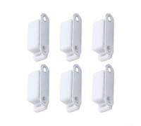 Chiusura Magnetica Cabinet 6Pezzi Ultra Sottile 4mm | per spessore 4mm, per forza 4kg, design invisibile, per ideale ante scorrevoli, finestre, armadi(White)