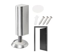 Chiusura magnetica della porta - Fermaporta in acciaio 304 stile invisibile senza trapano o viti e magnete ultra sottile per bagno o camera da plus kit adesivo-e-silenzioso Pro