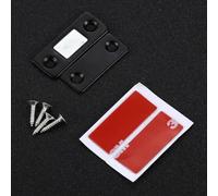 Chiusura magnetica invisibile senza fori per ante di armadi e guardaroba, ultra sottile, con struttura in metallo, facile installazione e design resistente alla corrosione, argento, nero o oro