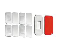 Chiusura magnetica per il cassetto - 5 Pezzi di Fermo Adesivo Sottile,Chiavistelli in Acciaio da Armadi | per Cucina, Bagno, Credenza, Guardaroba, Arredamento e Altri Mobili della Casa