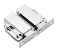 Chiusura magnetica per porta, chiusura a pressione per armadio, in lega di zinco, chiusura magnetica per cassetta postale, finitura cromata lucida, ideale per armadi in vetro e porte doppie