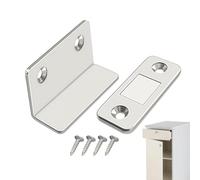 Chiusura Magnetica Per Porta - Supporto Autoadesivo, Chiusure Per Cassetti 'armadio Da 30 G, Gadget Di Chiusura Invisibili Ultra Sottili, Magneti Per Armadio Realizzati In Ferro Massiccio | Serrat