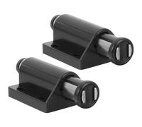 Chiusura Magnetica per Sportello Armadio 2 Pezzi Nera