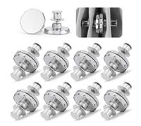 Chiusura magnetica per tende per casa, ufficio, camera da letto, 8 paia di magneti forti, non c'è bisogno di forare, facile da installare