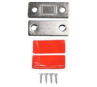 Chiusura magnetica silenziosa per ante dell'armadio, mantiene i vestiti ordinatamente conservati (argento)