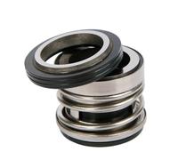 chiusura meccanica albero ceramica al carbonio, Tenuta meccanica a soffietto in gomma serie 104, in ceramica e carbonio, molla singola NB R, diametro interno 12-45 mm(17mm ID)