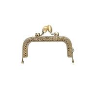 Chiusura per Borsa Clic Clac 6 Dimensioni Borsa in Metallo Bacio Chiusura Blocco Borsa Telaio Bacio Chiusura Borsa Fai da Te Vintage Borsa Hardware Chiusura Borsa Maniglia Borsa Accessori(8.5cm-)