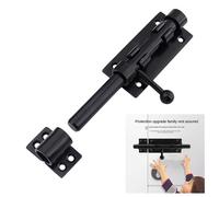 Chiusura per Cancello da Esterno con Foro Lucchetto Robusta Struttura in Acciaio