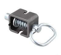 Chiusura per cancello del rimorchio per porta del rimorchio, serratura a molla da 5/8 pollici, resistente all'erosione, montaggio a saldare sul rimorchio (4 pezzi)