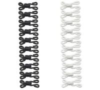 Chiusura per cappotto di pelliccia, ganci e occhielli rivestiti in tessuto per cappotto, giacca, mantello, 20 pezzi, ganci e occhielli da cucire, chiusura con ganci e occhielli rivestiti in tessuto, c