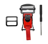 Chiusura per casco da bicicletta, doppia D, per moto, con fibbie, chiusura rapida, accessorio per casco da moto, per donne, uomini e adulti, 6,5 x 2 cm