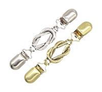 Chiusura per maglione, clip per camicia, 2 pezzi, per abbigliamento da donna, decorazione per pantaloni, scialle, camicia, maglione, accessorio per lo styling