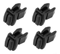 Chiusura per porta del frigorifero per camper, in polipropilene nero, clip di blocco per prese d'aria per camper Norcold e rimorchio, kit di rotazione sicura in senso orario, 28,5 mm, 4 pezzi (B)