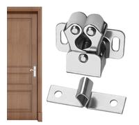 Chiusura per porta dell'armadio, chiusura a molla, chiusura a molla, per ante di mobili da cucina, chiusura ammortizzata, set di chiavistelli per ante dell'armadio, fibbia a ventosa per porta