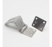 Chiusura per porta in acciaio inossidabile 304 con meccanismo di bloccaggio a 90 gradi con spessore rinforzato per una sicurezza resistente e un fissaggio stabile della porta (3044 pollici 0127)