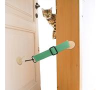 Chiusura per porta per gatti Tieni fuori il cane, Chiusura per porta per animali domestici, Apriporta a prova di cane per gatti, Chiusura con cinghia per ingresso gatti senza perforazioni, tiene il ca