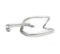 Chiusura per waoo Chanel Fettuccia, Larghezza 19cm (2 pezzi) per Uncinetto 6-9, Borse e Accessori (Chiusure, 2 x molla 16 classica)