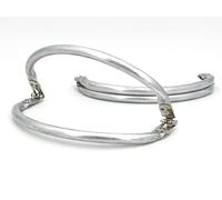 Chiusura per waoo Chanel Fettuccia, Larghezza 19cm, per Uncinetto 6-9, Borse e Accessori (Chiusure, 2 x molla 19 tonda)