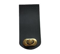 Chiusura regolabile per cintura con gancio per borsa in pelle per progetti di aggiornamento matrimonio ricevimento borsa clip, Nero , N