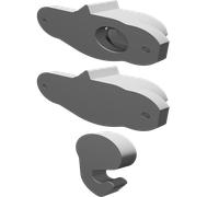 Chiusura Ricambio per Cancelletto Regalo Safety Lock Stampata 3D