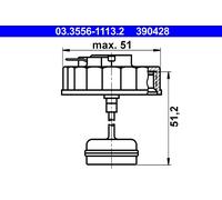 Chiusura, serbatoio liquido freni