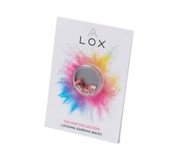 Chiusura Sicura Orecchini Ipoallergenici LOX. Colore Rosa. 2 Paia.