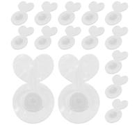 Chiusure 20 Pezzi Silicone in Trasparente Orecchini | Morbide e Leggere, Sicure sulla Pelle, Stile Semplice per Gioielli Fai da Te
