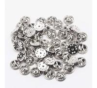 Chiusure a Farfalla,50 pezzi Ferma Spille Chiusure a Farfalla Cravatta Puntine da Ricambio Spille da Balia Piccole per Libri Targhette Fai-Da-Te Non Sono Necessari Attrezzi